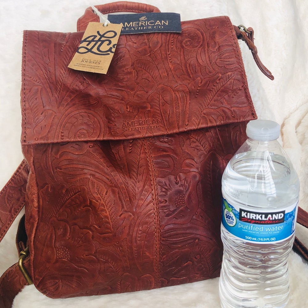 NEW Liberty Tooled Leather Backpack
